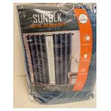 NEW SUNBLK TOTAL BLACKOUT PANELS (2) BLACK