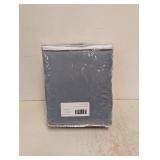 NEW SUPERIOR SOLID PREMIUM CURTAINS (2) GRAY