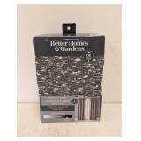 NEW BETTER HOMES & GARDENS CURTAIN PANEL- BROWN BOUCLE