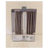 NEW BETTER HOMES & GARDENS CURTAIN PANEL- BROWN BOUCLE