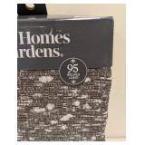 NEW BETTER HOMES & GARDENS CURTAIN PANEL- BROWN BOUCLE