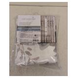 NEW CURTAINWORKS ONE ROD POCKET FLIPPABLE PANEL-WATERCOLOR FLORAL