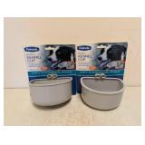 (2) NEW PETMATE NO SPILL KENNEL CUP