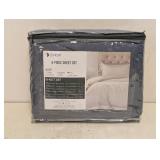 NEW Z-HOM 4PC. FULL SHEET SET (GRAY)