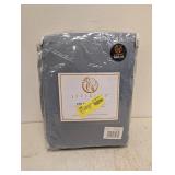 NEW SUPERIOR SOLID PREMIUM CURTAINS (2) GRAY