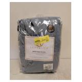 NEW SUPERIOR SOLID PREMIUM CURTAINS (2) GRAY