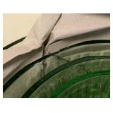 PYREX COLORS GLASS MIXING BOWLS WITH LIDS 8PC.