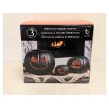 NEW HALLOWEEN PUMPKIN LANTERNS 3PK.