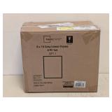 NEW MAINSTAYS 8x10 GRAY LINEAR FRAME 6PC. SET