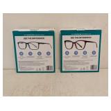 (2) FOSTER GRANT +2.00 READING GLASSES 3PK.