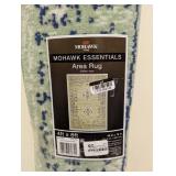 NEW MOHAWK HOME ESSENTIALS AREA RUG REMNANT GREEN PERSIAN 4’x6’