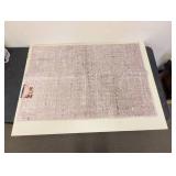 NEW MOHAWK AREA RUG BEIGE BLUE 30”x45”