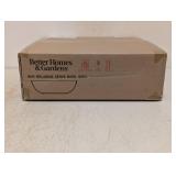 NEW BETTER HOMES & GARDENS MELAMINE SERVE BOWL GRAY