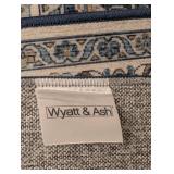 NEW WYATT AND ASH WASHABLE AREA RUG
