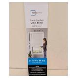 NEW MAINSTAYS 1-INCH CORDLESS VINYL BLIND