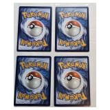 Lot of 4 Pokemon Cards Holo Cards