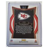 Xavier Worthy Rookie 2024 Panini Select Silver Holo Die Cut #32 - Kansas City Chiefs Football Card