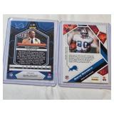 Lot of 2 Barry Sanders Mosaic Football Cards Hall of Fame and Will to Win Editions