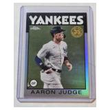 Aaron Judge 2021 Topps Chrome 35th Anniversary Refractor #86BC-1 - New York Yankees Baseball Card