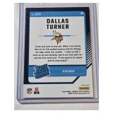 Dallas Turner Rookie 2024 Panini Donruss Optic Purple Shimmer Prizm #224 - Minnesota Vikings Football Card