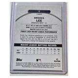 Brooks Lee Rookie 2024 Topps Finest Refractor #31 Numbered 184/350  - Minnesota Twins Baseball Card