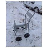 Heavy duty strongway hose reel cart, four wheels