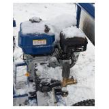 3600 PSI 2.6 gallon per minute propane power horse power washer, motor and frame only
