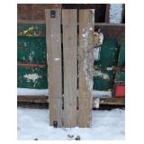 Truck Bed rails - Pressure treated wood green treated