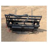 Standard Series Adjustable Hydraulic Pallet Fork Attachment - 30" Tines - Mini Skid/Fork