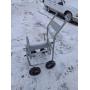 Heavy duty strongway hose reel cart, four wheels