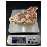 This Red Jasper dragon is a carved symbol of strength, courage, and grounding.