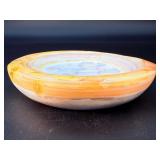 Agate dish is a beautifully polished, hand-carved piece that highlights the natural banding and rich earthy tones of agate.