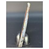 Banded Amethyst Agate (Polished) is a stunning crystal piece that combines the deep, rich purples of amethyst with the layered, earthy tones of agate.