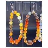 5 Stunning Natural Gemstone & Crystal Beaded  Bracelets.