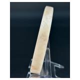 Pink Druzy Amethyst Moon is a stunning crescent-shaped crystal featuring a sparkling druzy surface in soft pink and delicate amethyst tones.