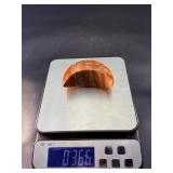 Petrified Wood Moon is a beautifully carved piece that captures ancient earth energy in a graceful moon shape.