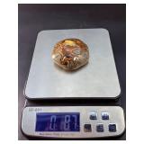 Geode Septarian Nodule Slab is a striking natural slice that reveals the ancient beauty hidden within a septarian nodule.