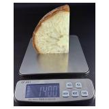 Agate Quartz with Slight Rainbows is a captivating natural stone that blends the grounding beauty of agate with the clarity and light play of quartz.