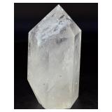 Rainbow Quartz Point Penetrator Crystal is a dazzling and dynamic formation where one quartz crystal naturally grows through another, creating a powerful penetrator shape.