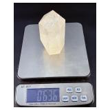 Rainbow Quartz Point Penetrator Crystal is a dazzling and dynamic formation where one quartz crystal naturally grows through another, creating a powerful penetrator shape.