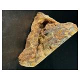 Laguna Lace Agate (Partial Polished) is a striking natural piece that beautifully balances raw texture with smooth, polished detail.