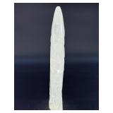 Hand-Carved Moon with Rose is a beautifully detailed crystal carving that blends celestial symbolism with gentle, heart-centered beauty. Shaped into a graceful crescent moon and adorned with a delicat