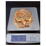 Petrified Wood Slices are captivating natural pieces that reveal the ancient beauty of wood transformed into stone over millions of years.