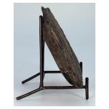 Dactylioceras Ammonite Fossil in Slate is a captivating natural specimen showcasing an ancient ammonite fossil beautifully preserved within a dark slate matrix.