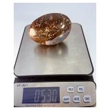 Orbs Ocean Jasper Palm Stone is a smooth, hand-polished crystal shaped to fit comfortably in the palm, showcasing the signature orb-like patterns and soothing earthy tones of ocean jasper.