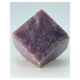 Lepidolite Cube with Flat Corner is a uniquely shaped crystal that combines the natural beauty of lepidolite with a geometric form.