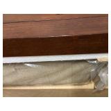 COSTWAY Counter Height Bar Stools Set of 2, 29.5-inch Backless Saddle Stools with Nailhead Trim, Footrest, Max Load 330 Lbs, Upholstered Barstools for Kitchen Island Pub, Beige