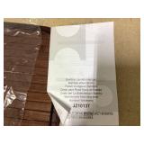 19 Gal Rectangle Laundry Basket Bamboo Clothes Hamper with Handles and Lid