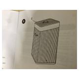 19 Gal Rectangle Laundry Basket Bamboo Clothes Hamper with Handles and Lid