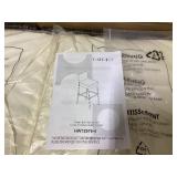 Costway HW72976-4 Patio Wicker Barstools with Soft Seat Cushion & Cozy Footrest - Set of 4